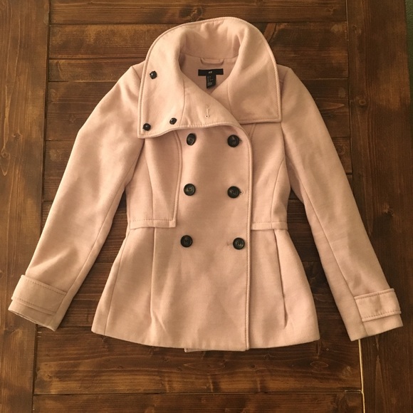 H&M Jackets & Blazers - Pink pea coat